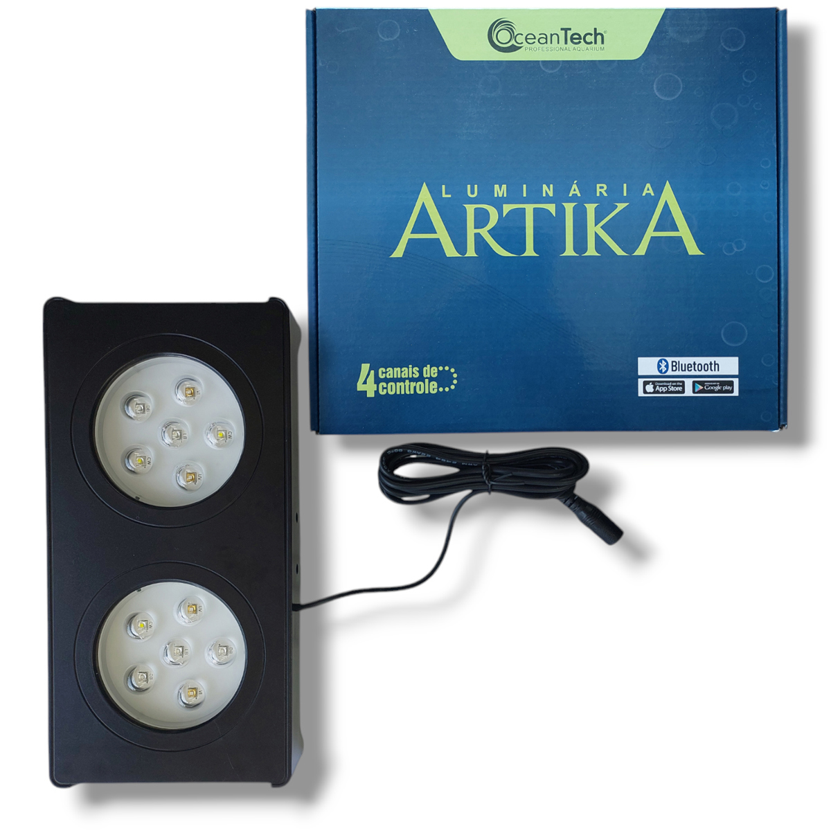 Luminaria LED Artika Freshwater Blutooth Ocean Tech Bi volt