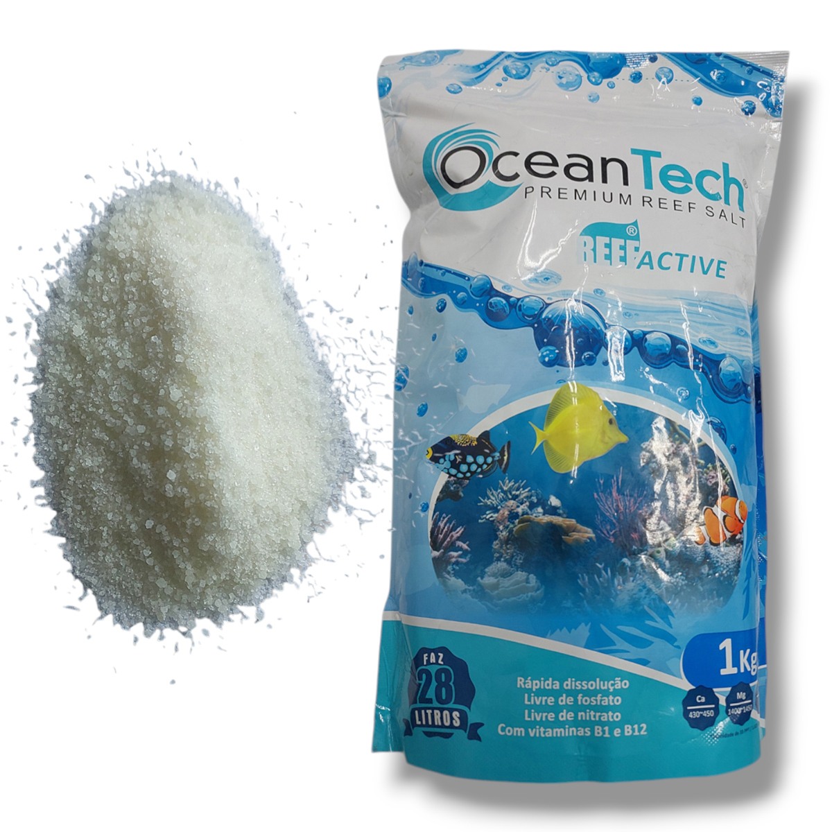 Sal Marinho Ocean Tech Reef Active Premium Reef Salt 1 Kg