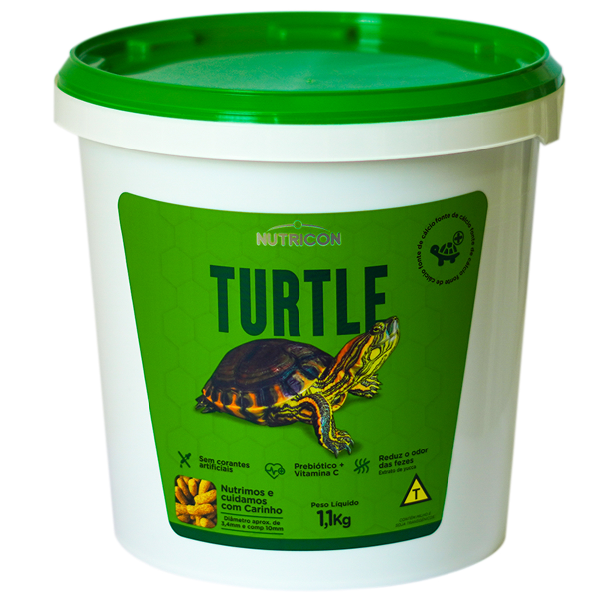 Ração Nutricon Turtle 1,1 kg Répiteis e Tartarugas Aquáticas