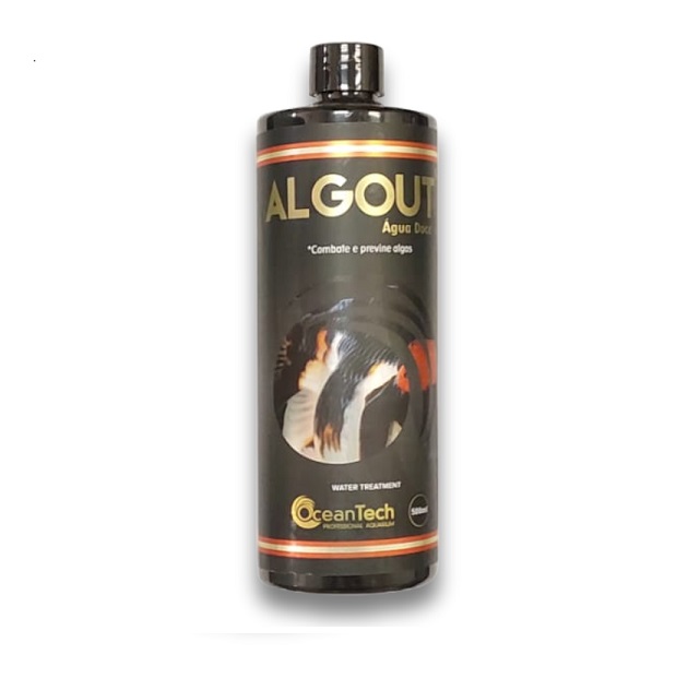 Algicida  Algout Oceantech 500 ml anti algas uso em Aquário