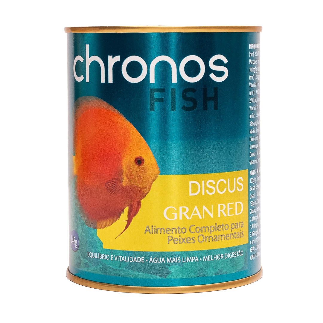 Ração Chronos Fish Discus Gran Red 145g Peixes Ornamentais