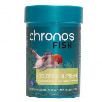 Ração Chronos Fish Goldfish Supreme 30g para Kinguios