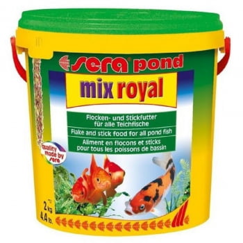 Ração Sera Pond Mix Royal 2kg - Carpas Kinguios Ciclídeos Pe