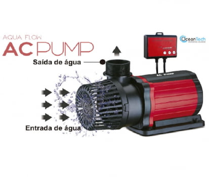 Bomba Submersa Ocean Tech AC Pump 9000 - cabo 6 metros