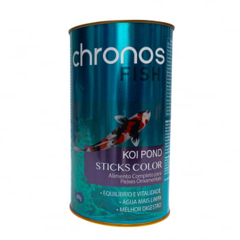 Ração Chronos Fish Koi Pond Sticks Color 400g Polinutri