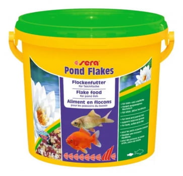 Ração Sera Pond Flakes 600g - Todos os Peixes de Lago