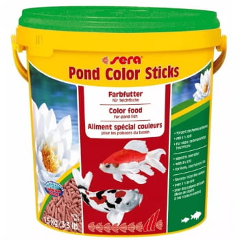 Ração Sera Pond Color Sticks - 1,5kg