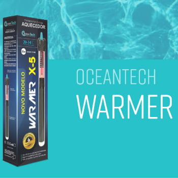 Aquecedor Termostato Oceantech 50W 50 à 100L +Termometro LCD