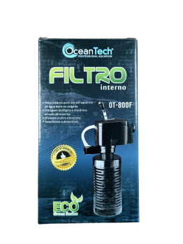 Filtro interno com Bomba Oceantech OT-800 Aquário 300L/h